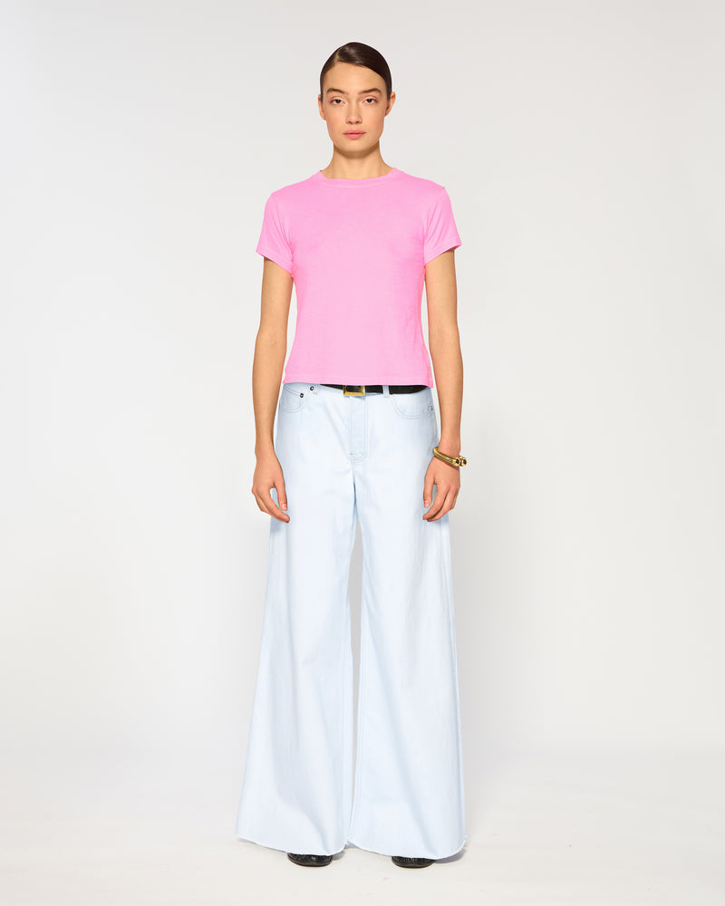 Wide Leg Denim Jeans - Light Blue picture #2