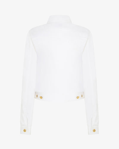 Cargo Jacket '25 - White SERENA BUTE