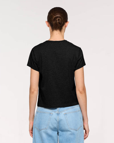 Classic Cotton Short Sleeve T-Shirt - Black SERENA BUTE