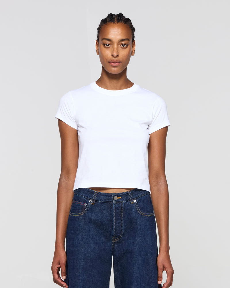 Classic Cotton Short Sleeve T-Shirt - White picture #2