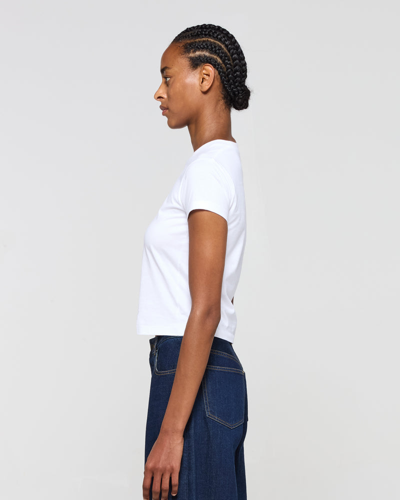 Classic Cotton Short Sleeve T-Shirt - White picture #3