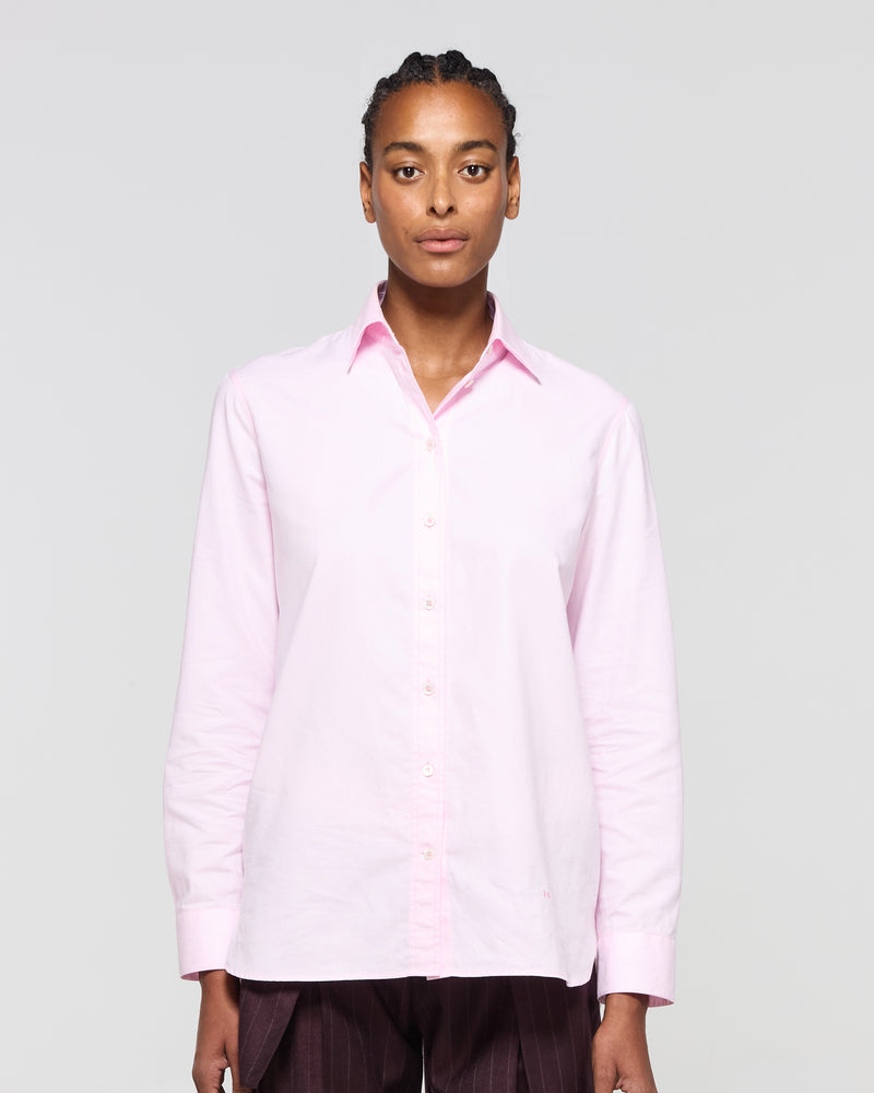 Cotton Boyfriend Shirt - Pale Pink picture #3
