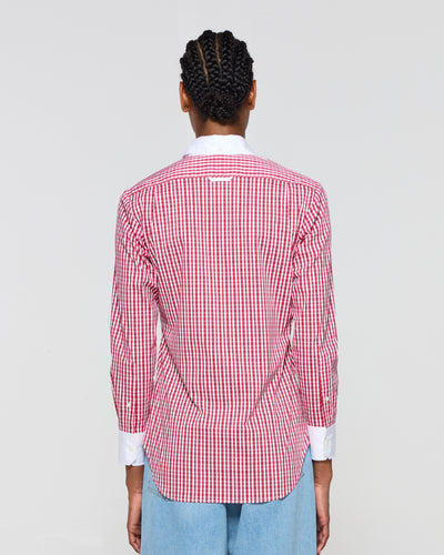 Cotton Johnny Shirt - Red Check SERENA BUTE