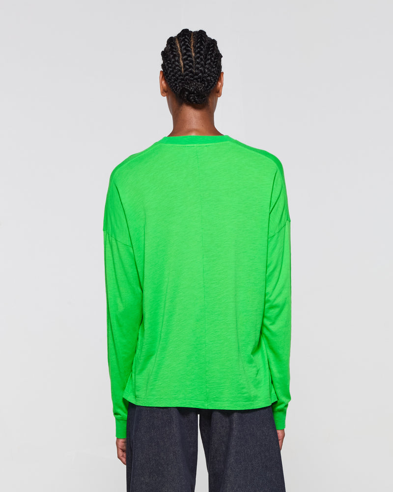 Cotton Long Sleeve T-Shirt - Classic Green picture #3