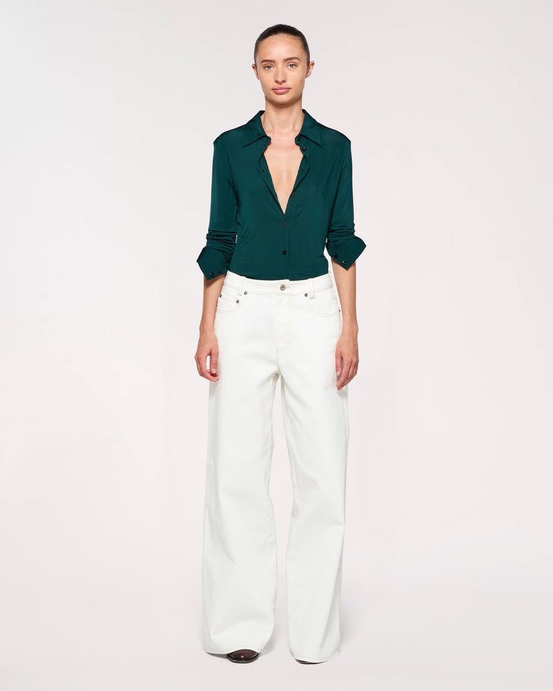 Cotton Loose Fit Trouser - Cream picture #2