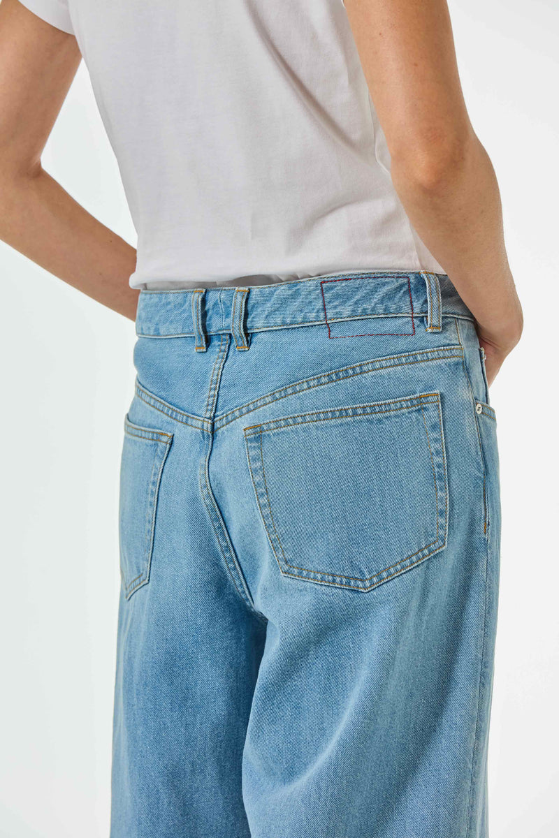 Denim Loose Fit Jeans - Light Blue picture #1