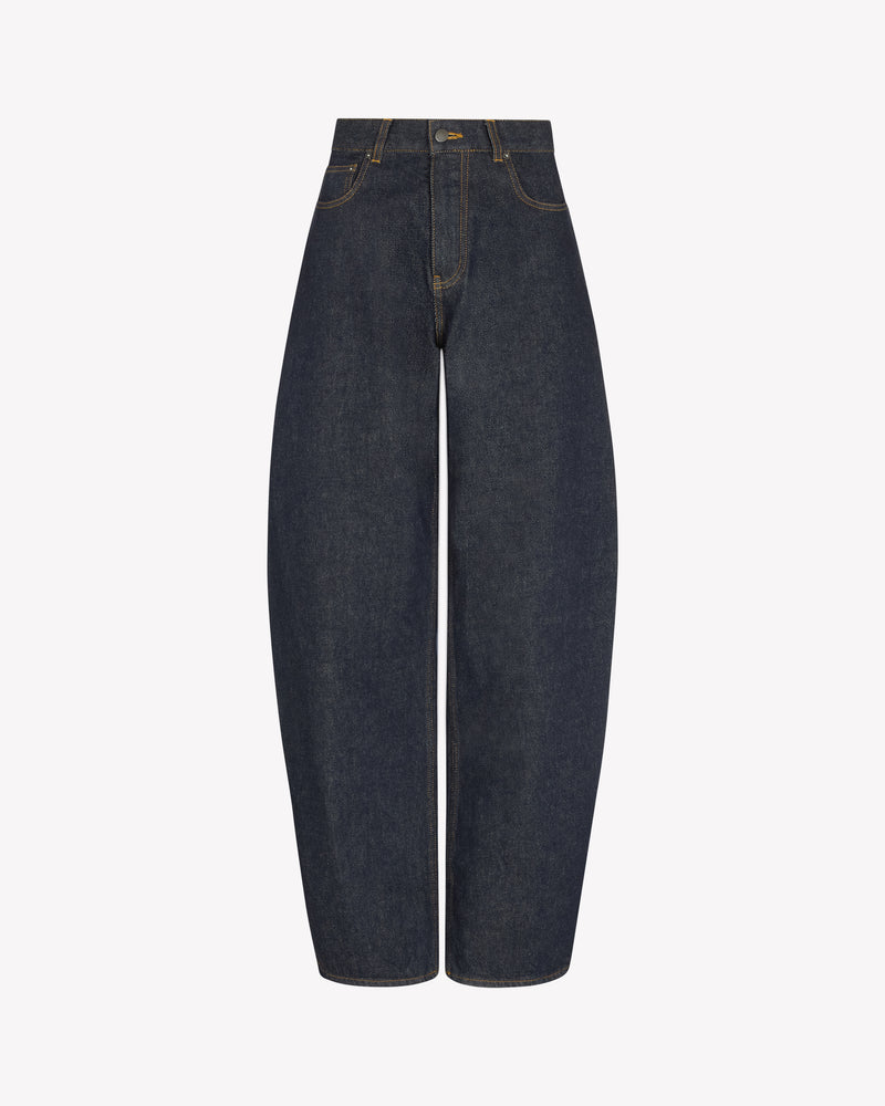 Denim Barrel Leg Jeans - Indigo picture #2