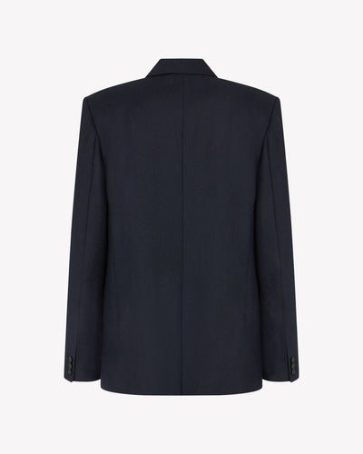 Double Breasted Blazer - Navy Blue SERENA BUTE