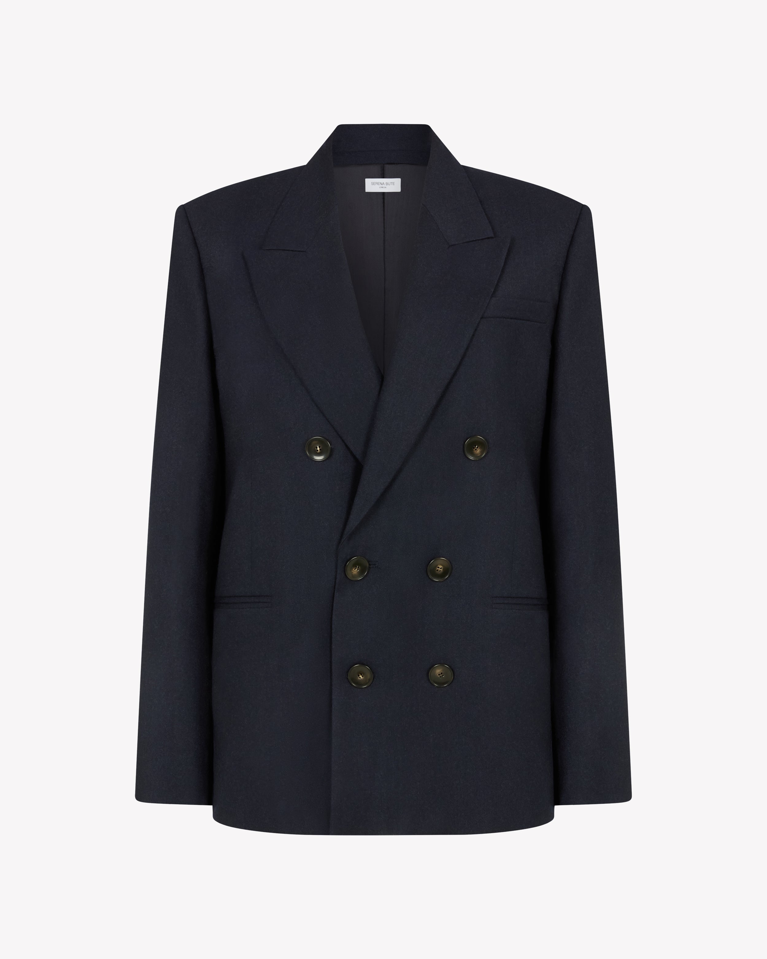 Double Breasted Blazer - Navy Blue