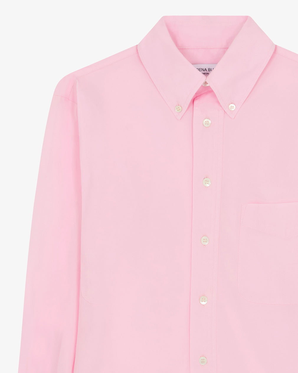 Johnny Fitted Shirt - Pale Pink