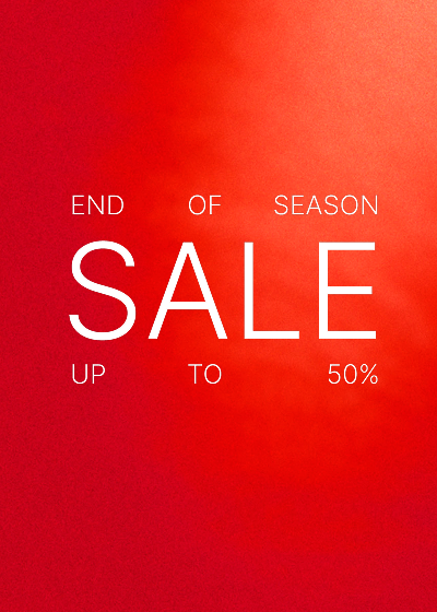 End of Season Sale Up to 50%' text