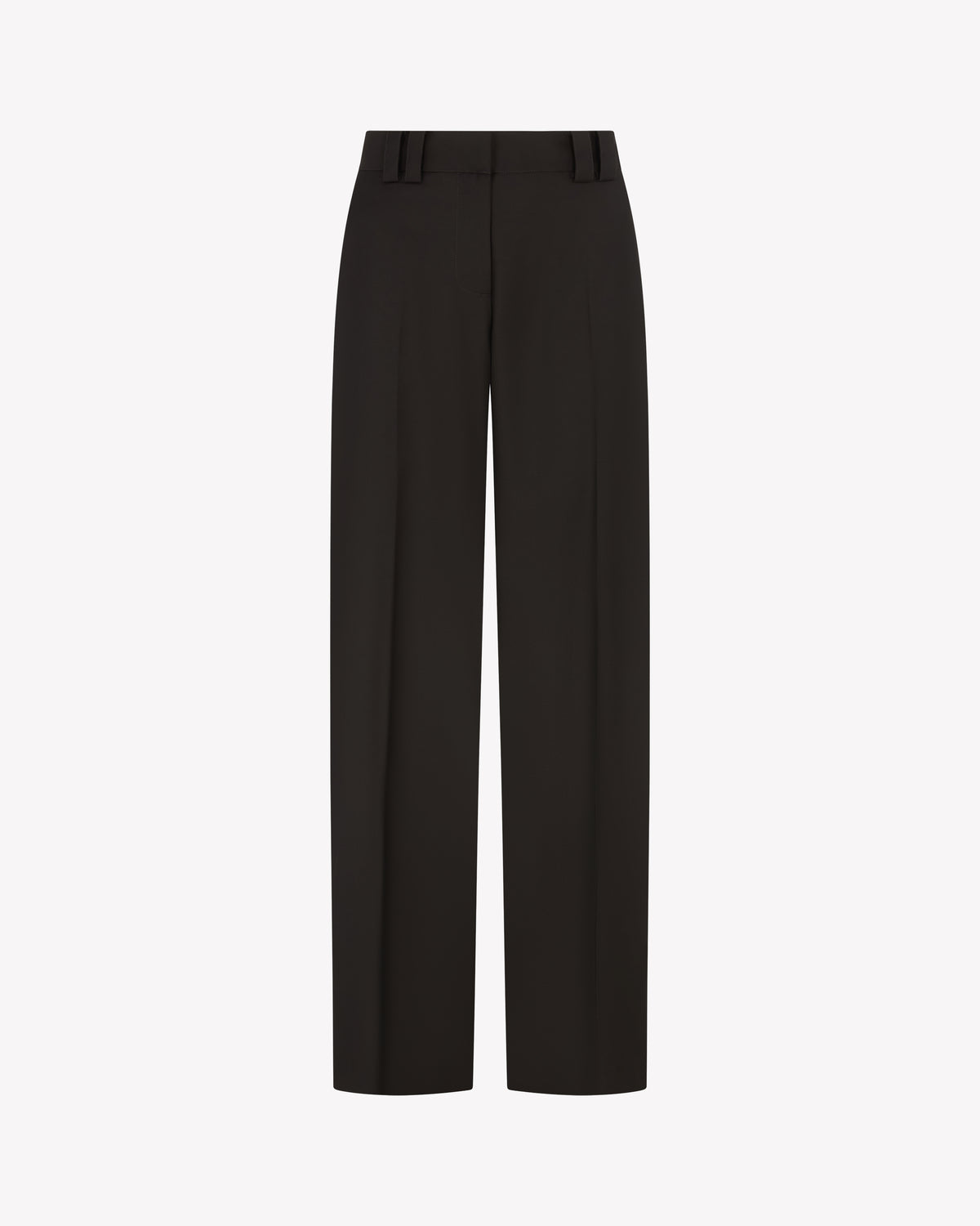 Flat Fronted Jogger - Chocolate Brown Wool
