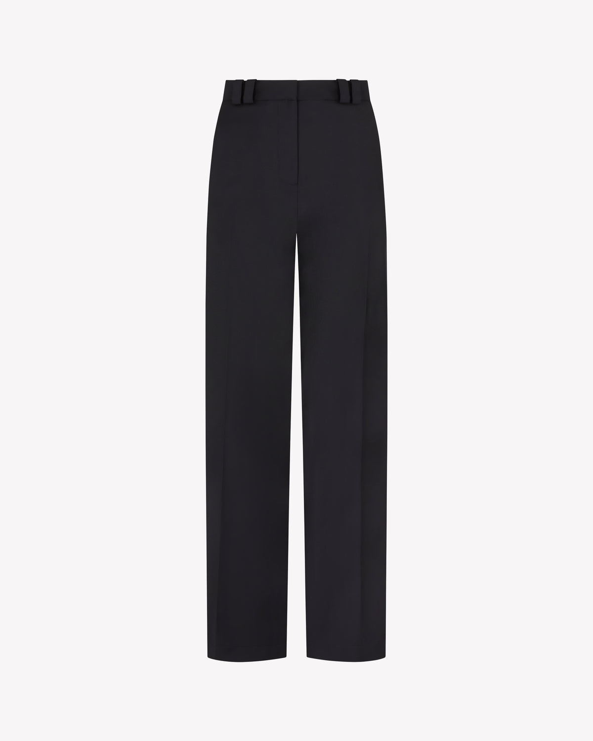 Flat Fronted Jogger - Navy Blue Wool