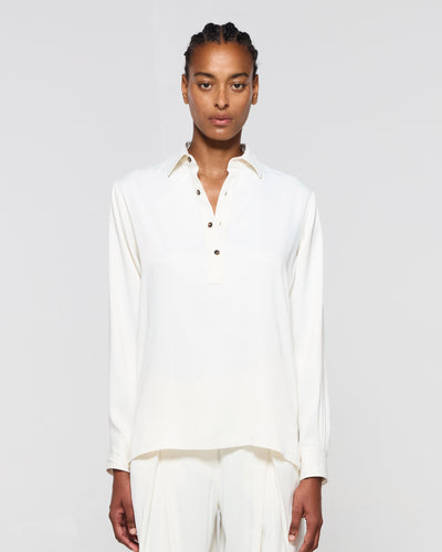 George Shirt - Ecru SERENA BUTE