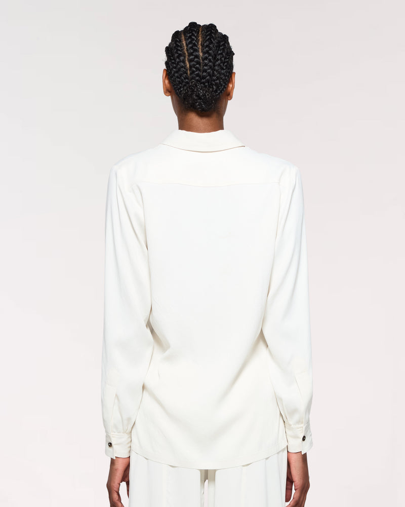 George Shirt - Ecru SERENA BUTE