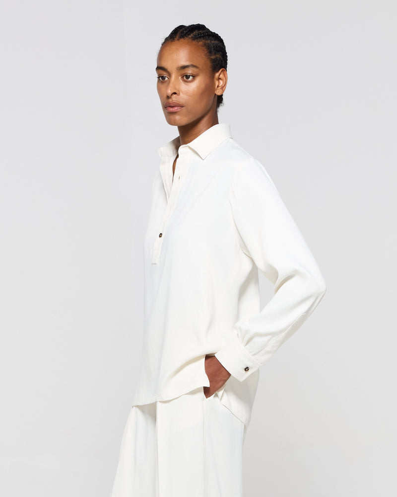 George Shirt - Ecru SERENA BUTE