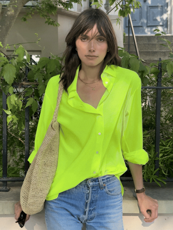 Oversized Shirt - Neon Yellow picture #2