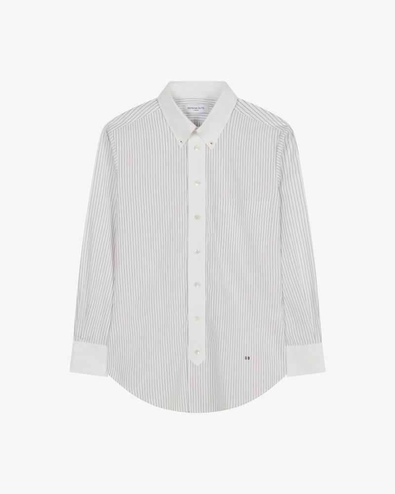 Johnny Shirt - Burgundy Stripe picture #4
