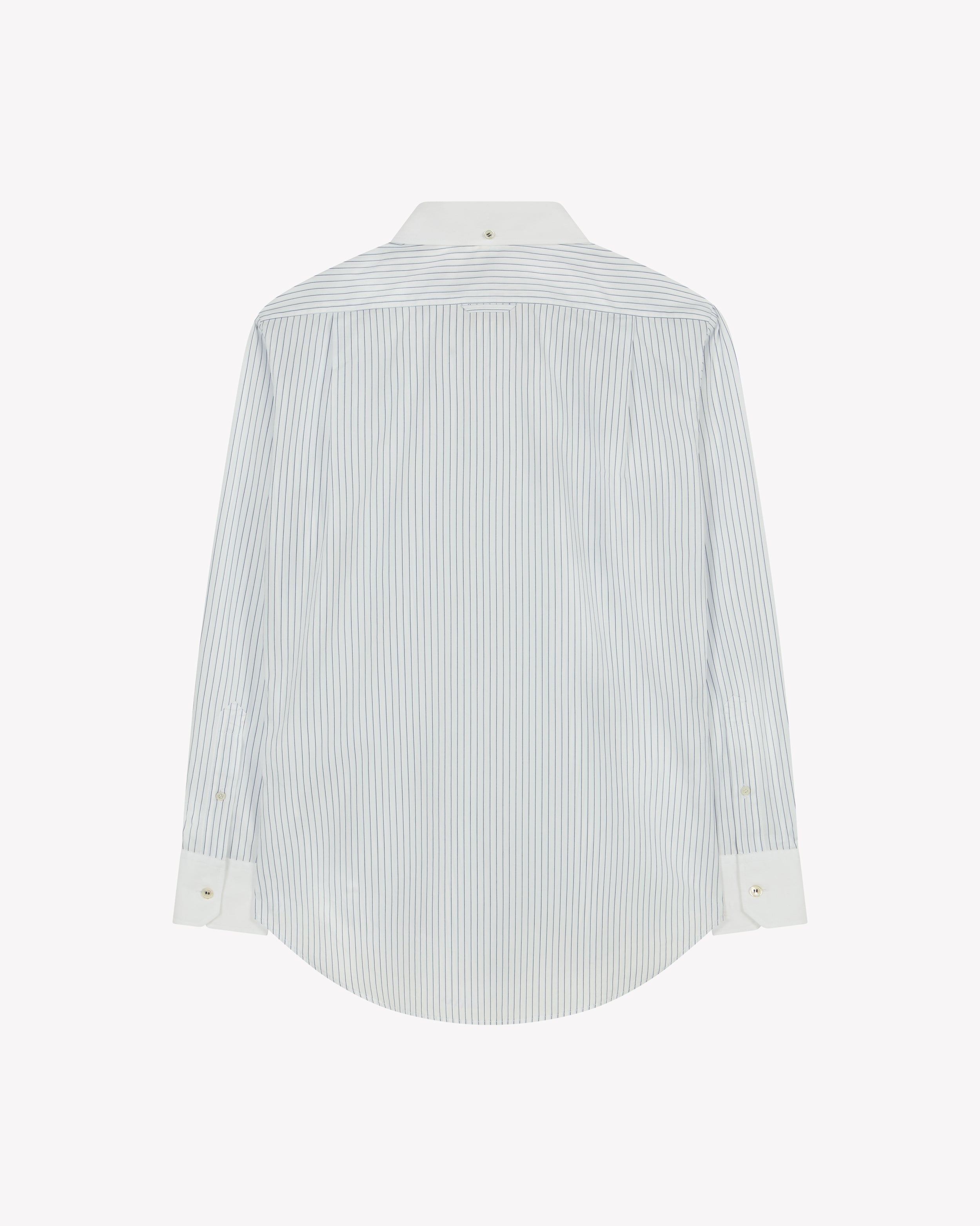 Johnny Shirt - Navy Blue Stripe