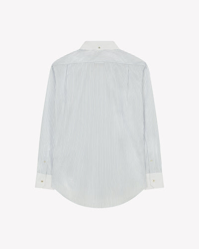 Johnny Shirt - Navy Blue Stripe SERENA BUTE