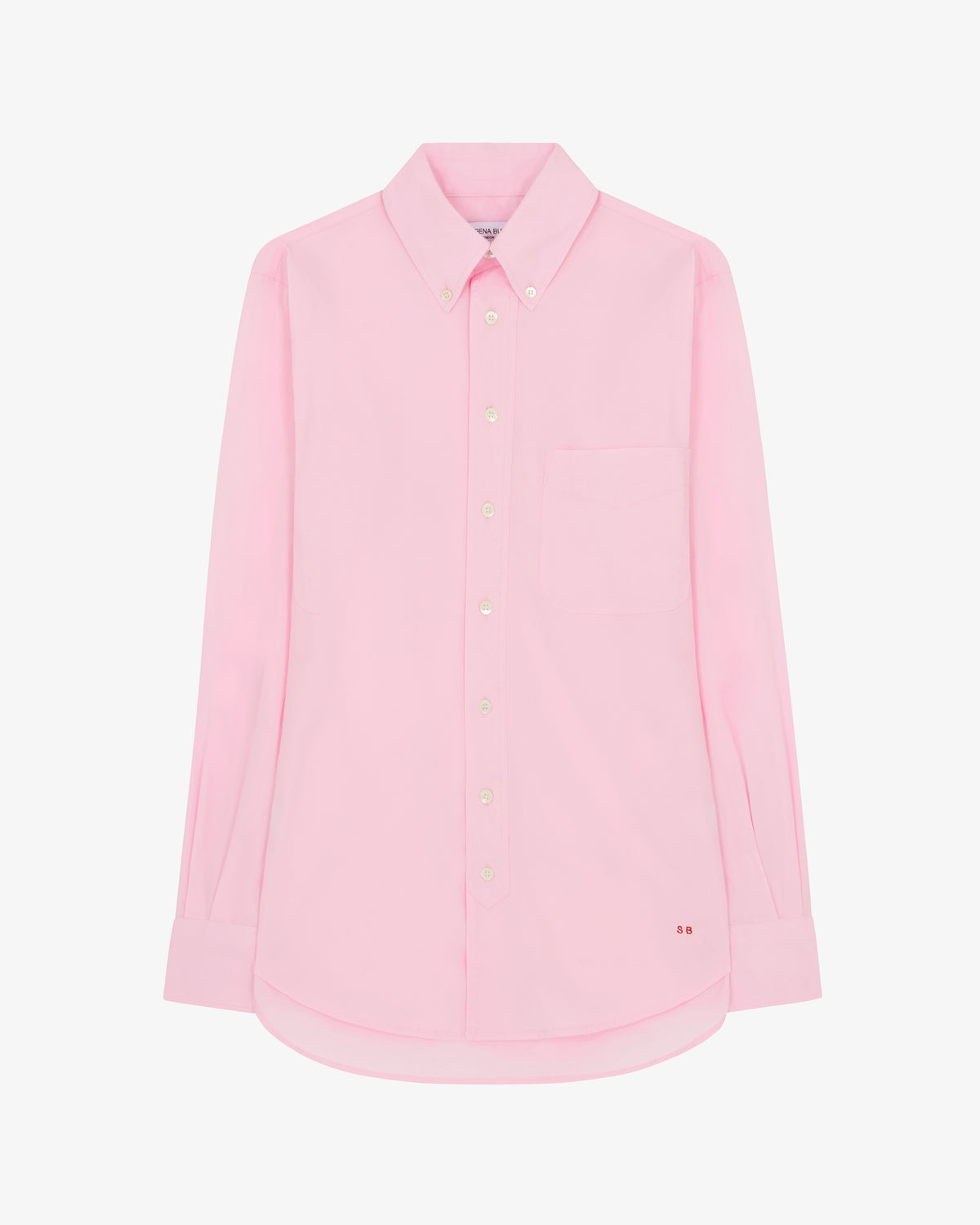 Johnny Fitted Shirt - Pale Pink