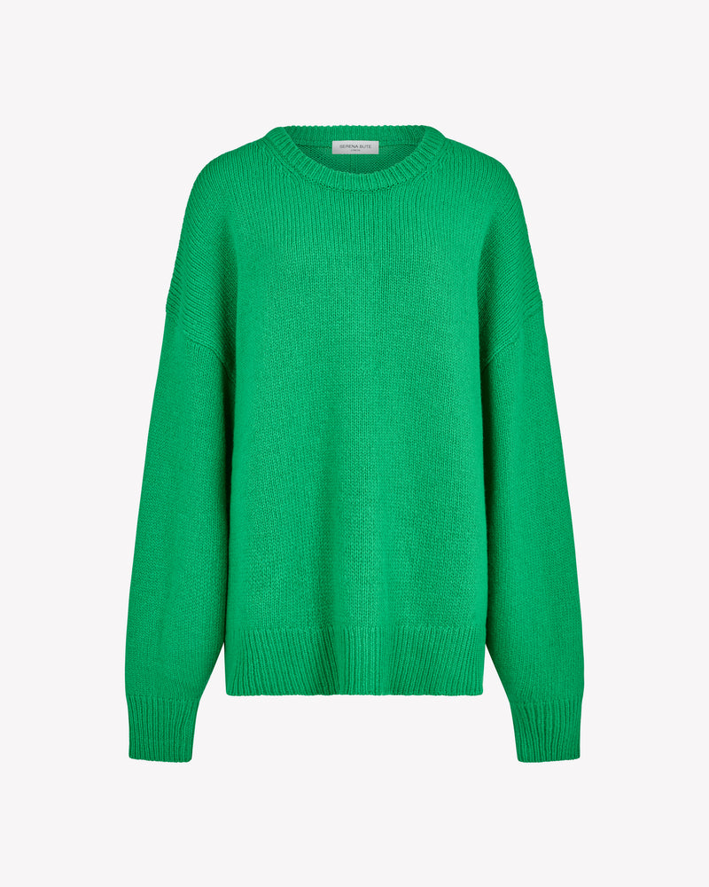 Merino Wool Oversized Jumper - Green picture #1