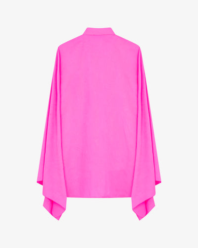Kimono Sleeve Shirt - Shocking Pink SERENA BUTE
