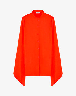 Kimono Sleeve Shirt - Bright Red