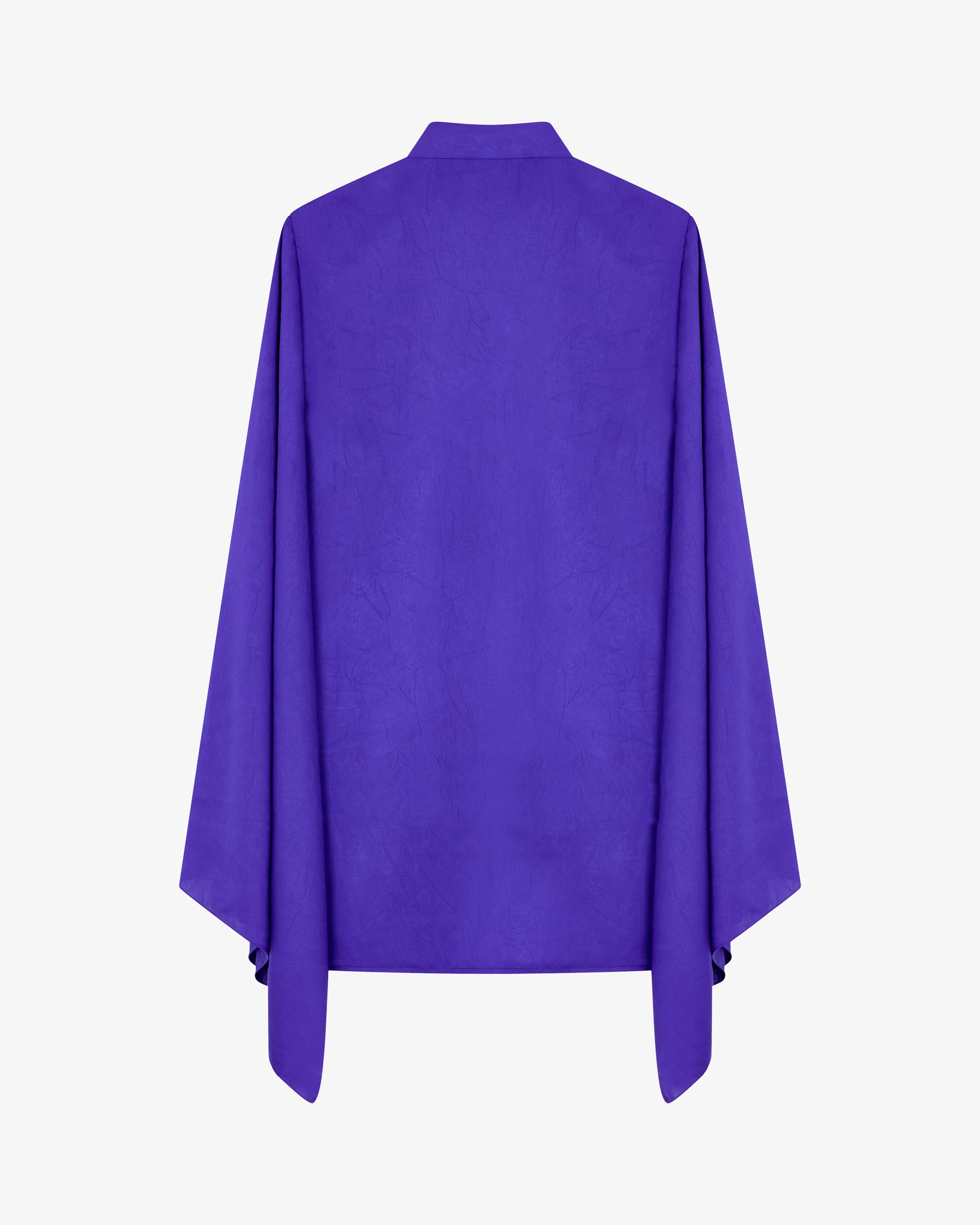 Kimono Sleeve Shirt - Violet Blue
