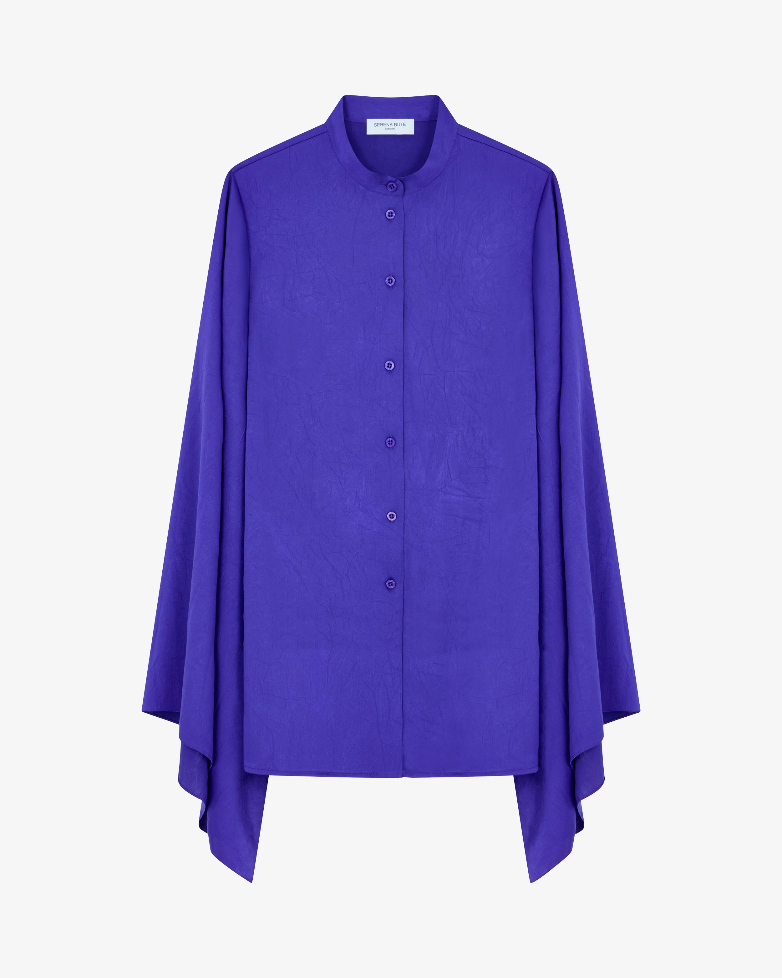 Kimono Sleeve Shirt - Violet Blue