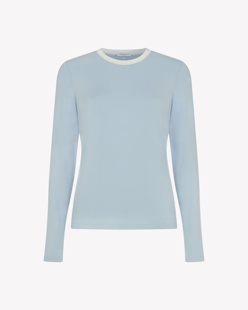 Long Sleeve T-Shirt - Pale Blue picture #2