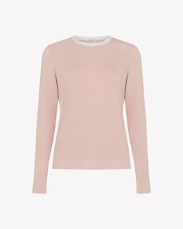 Jersey Long Sleeve T-Shirt - Pale Pink