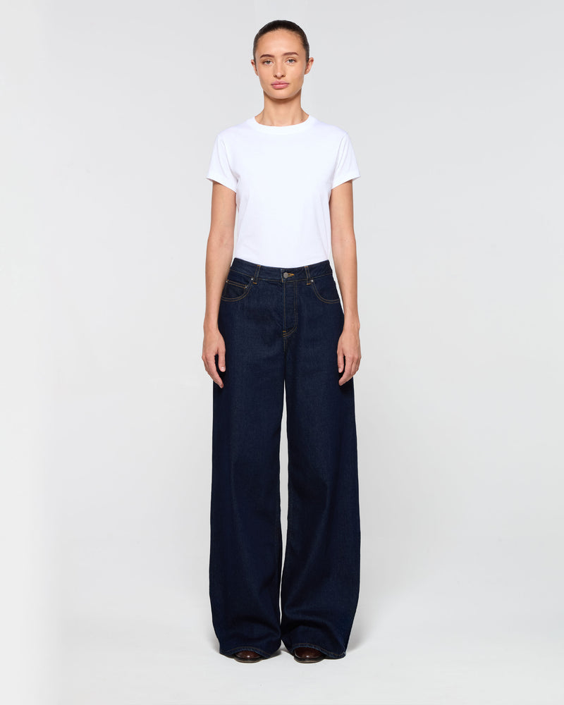 Denim Loose Fit Jeans - Dark Blue picture #3