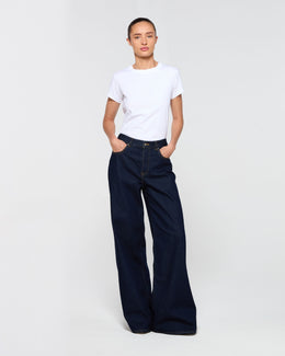 Denim Loose Fit Jeans - Dark Blue