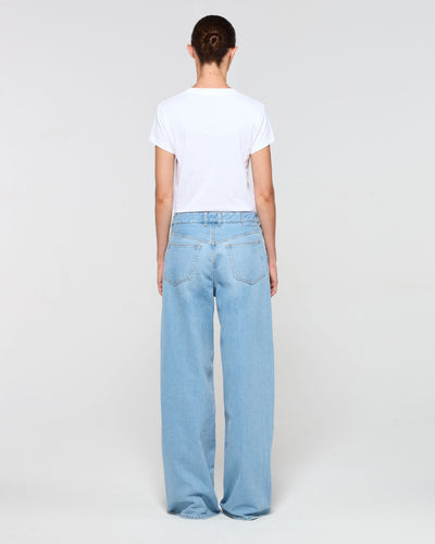 Denim Loose Fit Jeans - Light Blue SERENA BUTE