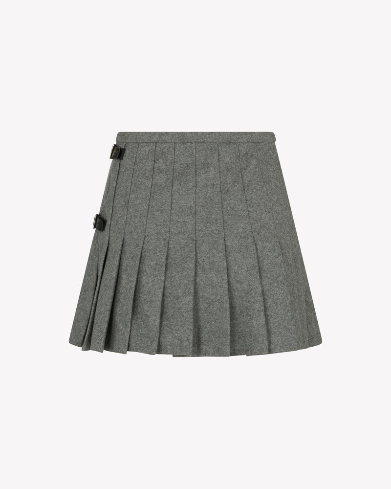 Mini Kilt - Light Grey Wool picture #2