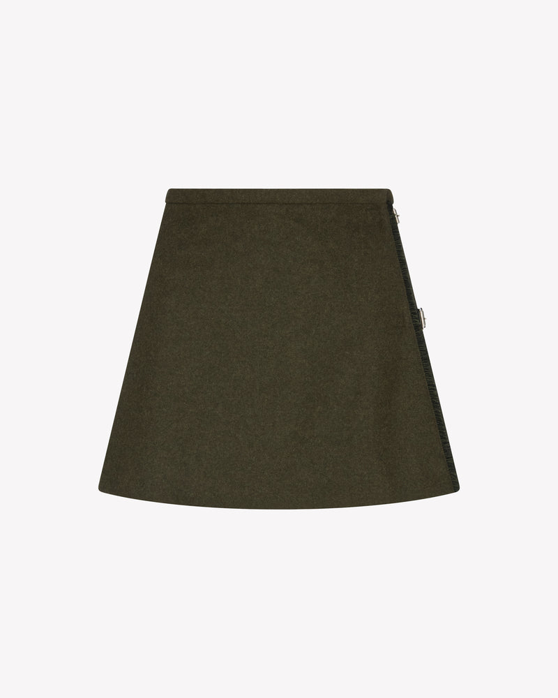 Mini Kilt - Military Green Wool picture #2