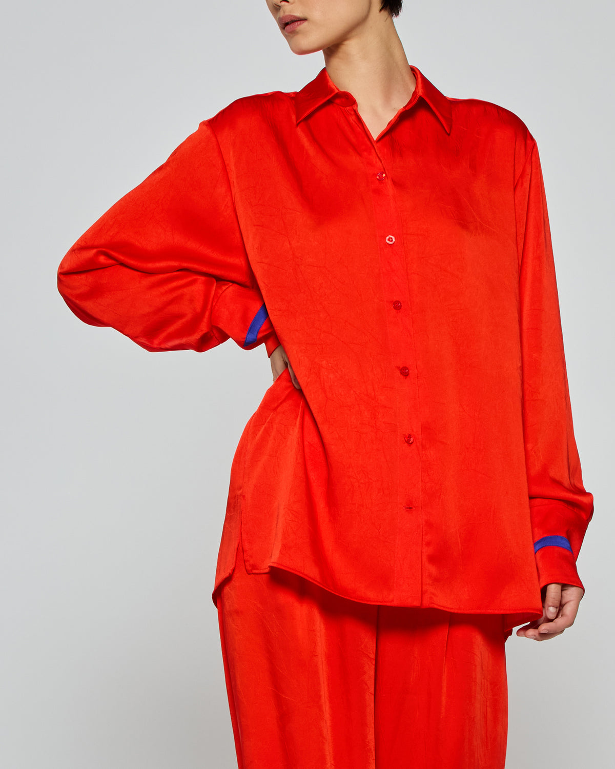 Oversized Shirt '25 - Bright Red