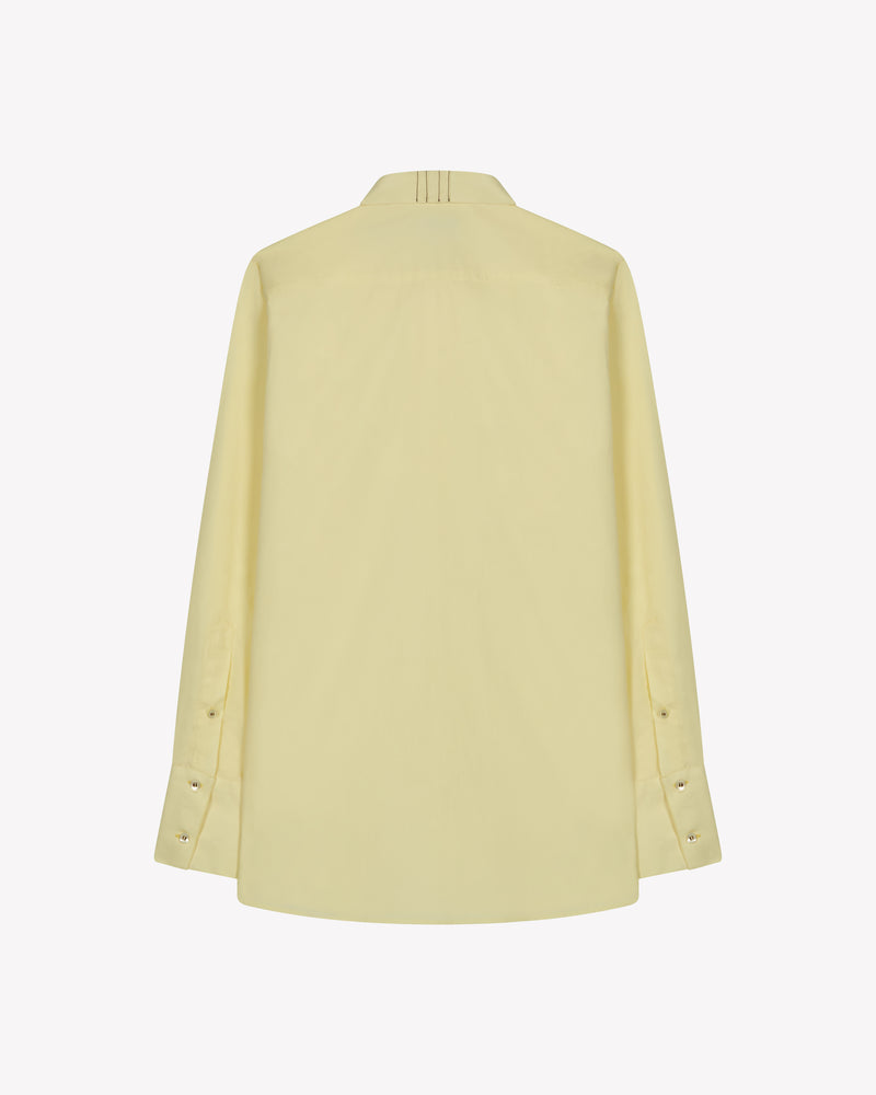 Cotton Oversized Shirt - Butter Yellow SERENA BUTE