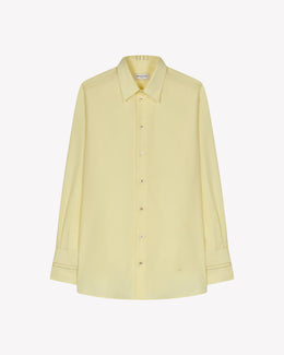 Cotton Oversized Shirt - Butter Yellow