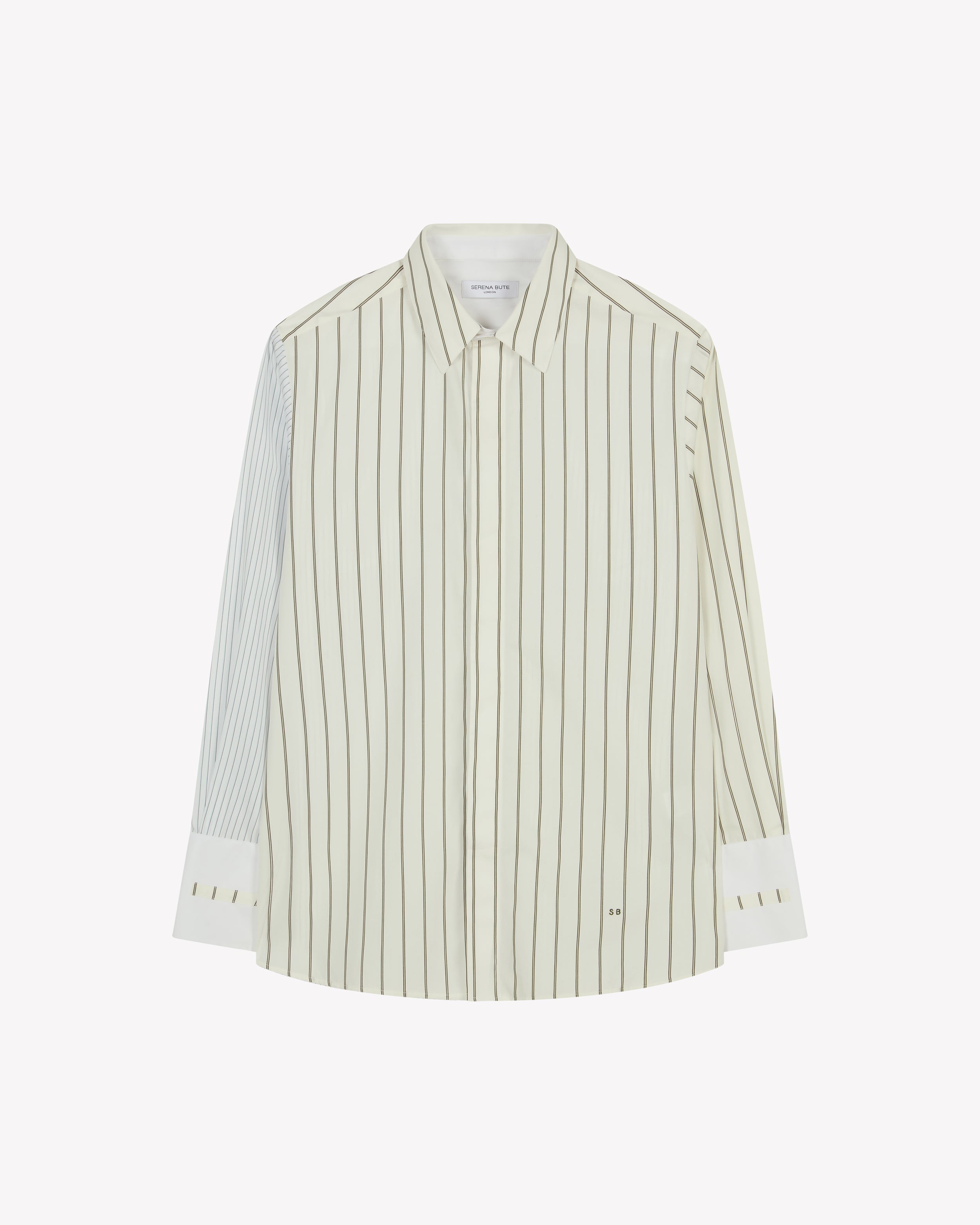 Oversized Shirt - Green Stripe