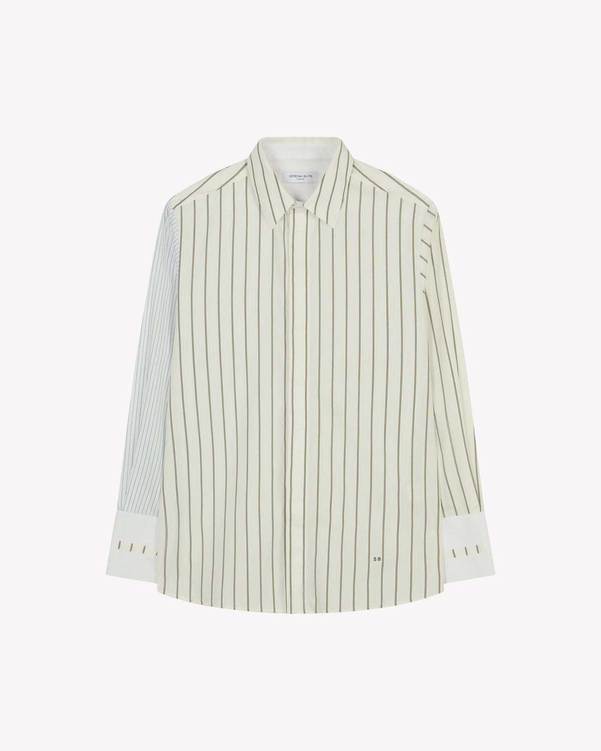 Oversized Shirt - Green Stripe