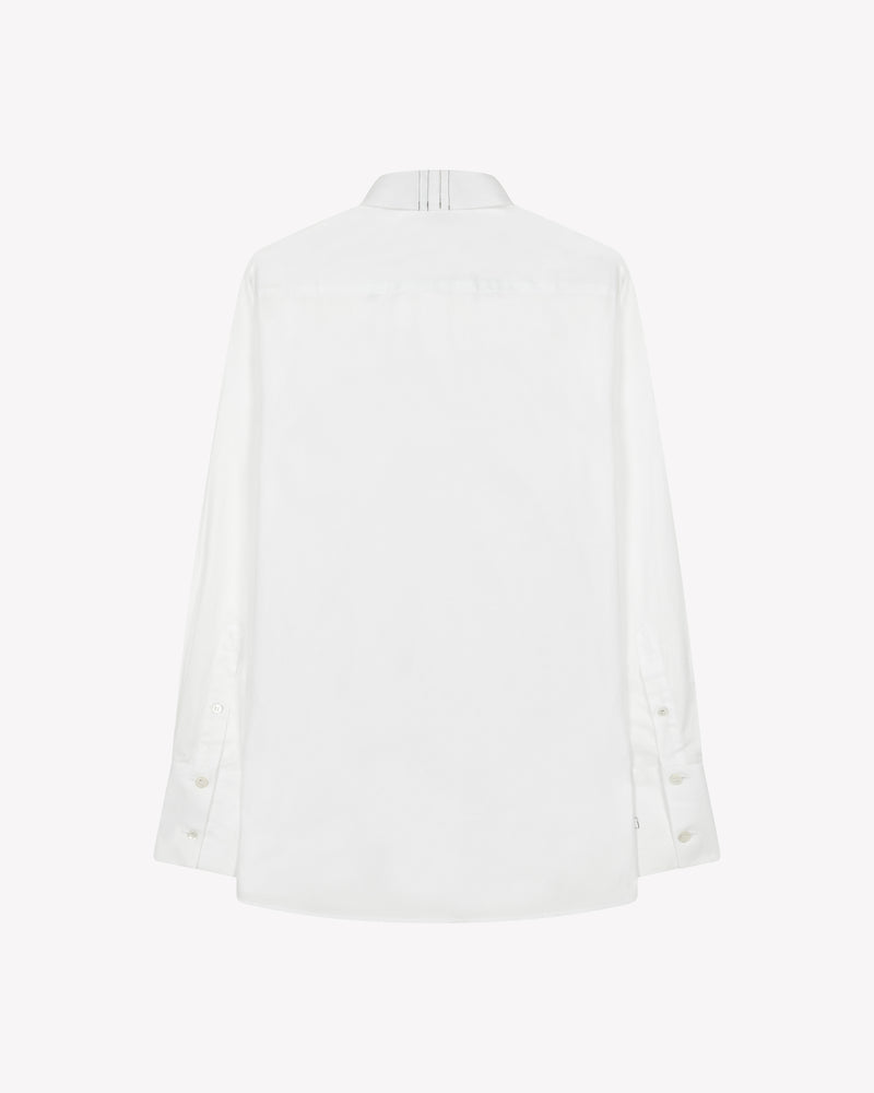 Cotton Oversized Shirt - White SERENA BUTE