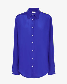 Oversized Shirt - Sapphire Blue