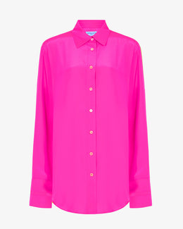 Oversized Shirt - Shocking Pink