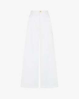 Paper Bag Jean - White