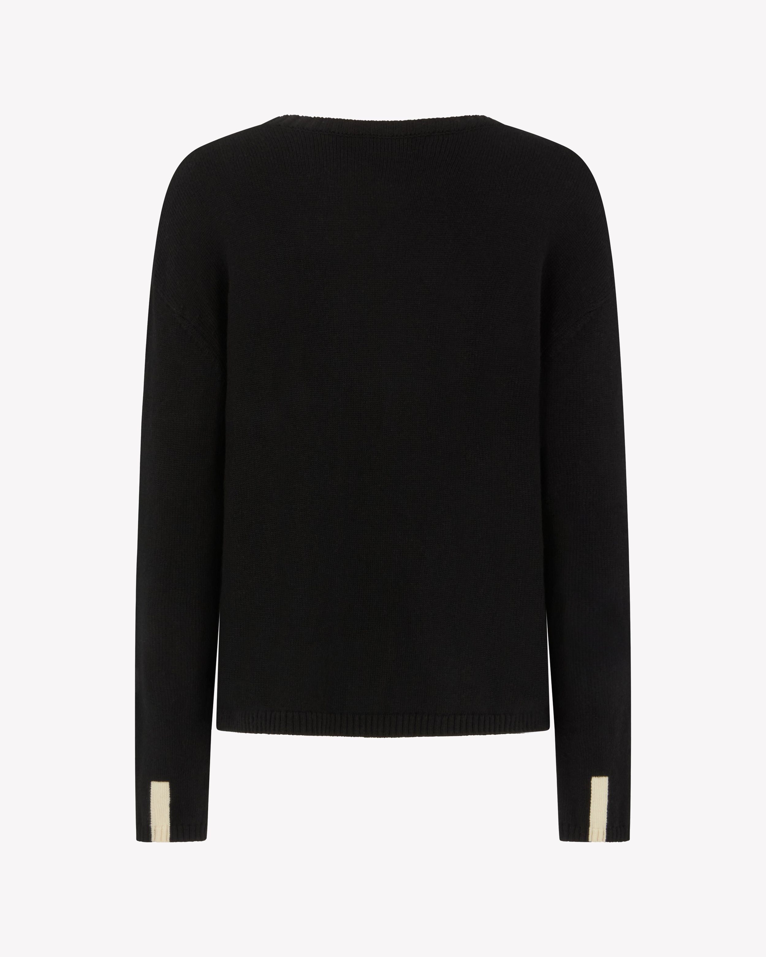 Relaxed Fit Jumper - Black