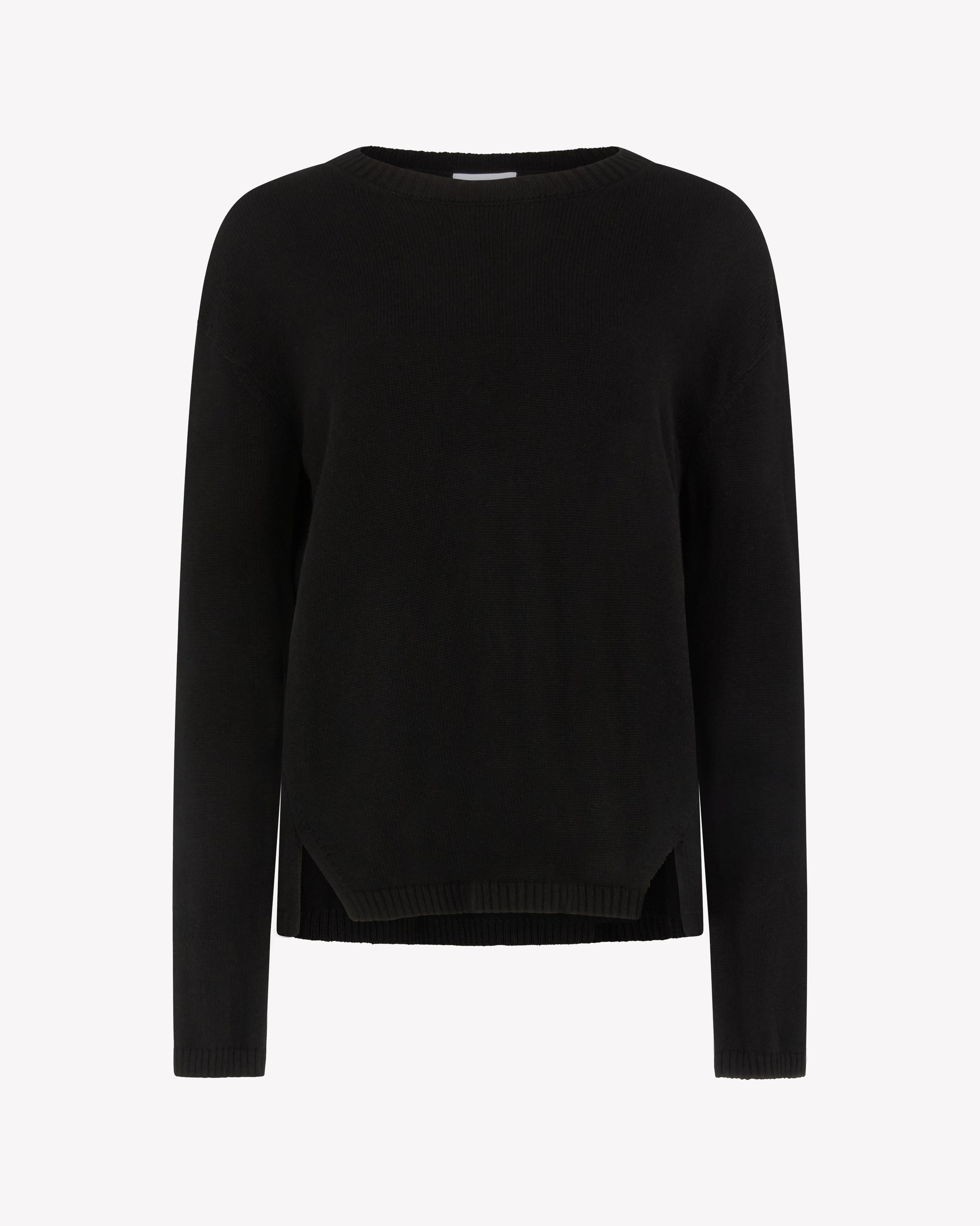 Relaxed Fit Jumper - Black