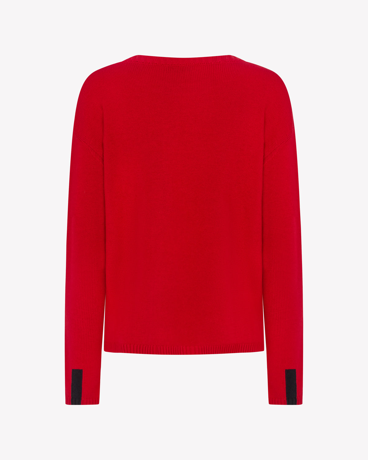 Relaxed Fit Jumper - Red