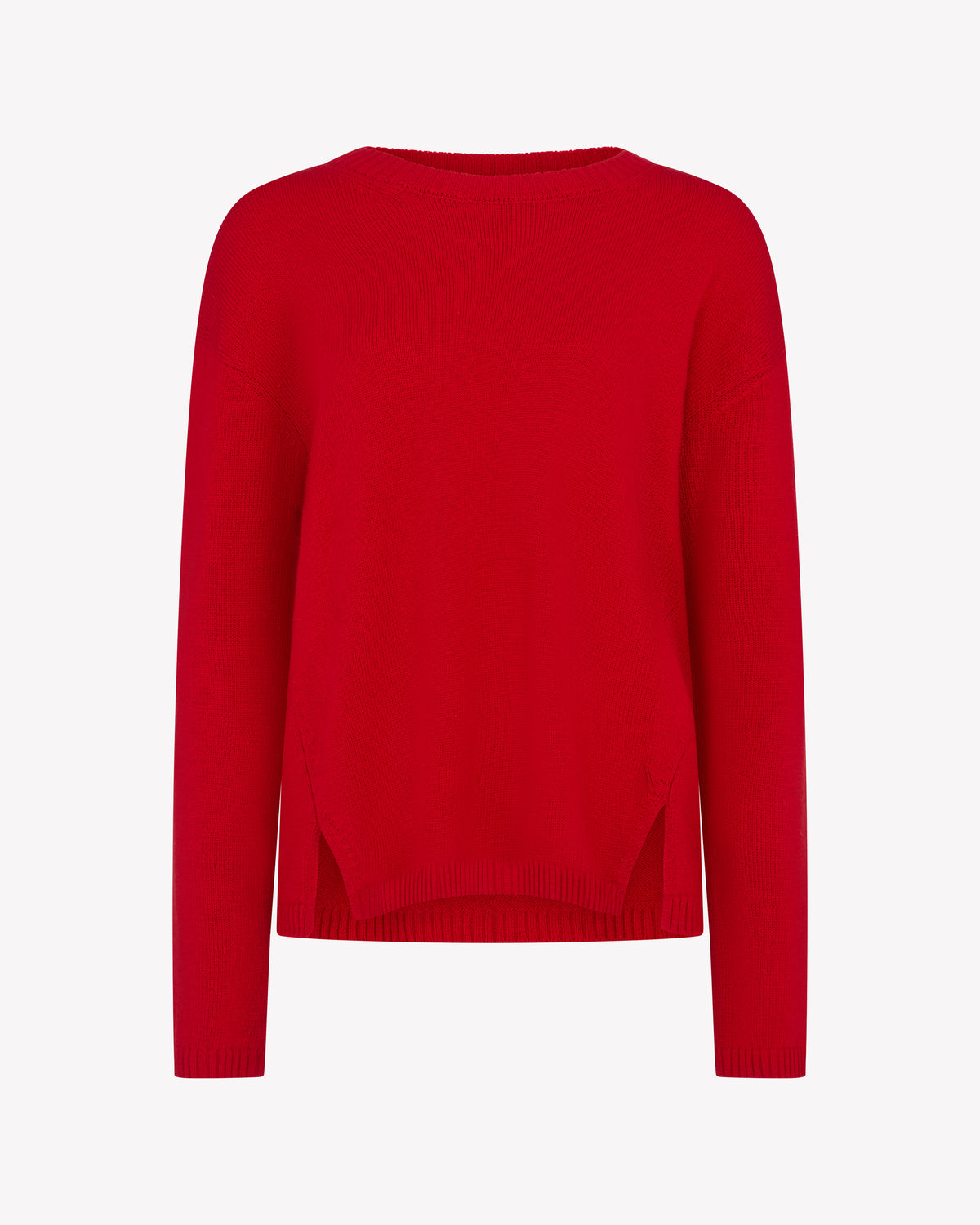 Relaxed Fit Jumper - Red